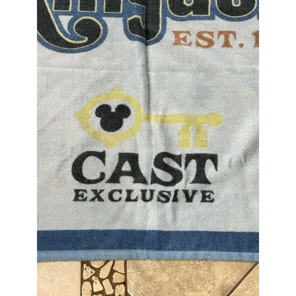 Disney Cast Member Exclusive Magic Kingdom 40 Years Throw Blanket Prop Sign